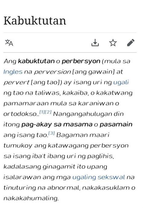 Kabuktutan: Kahulugan .